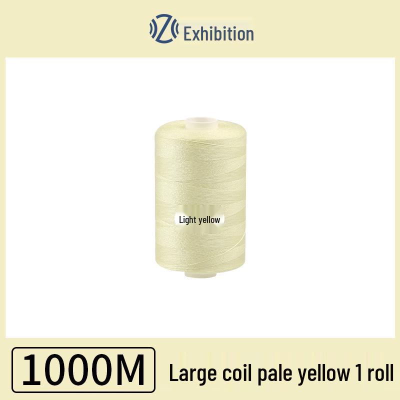 Polyester Sewing Thread - 1000 Yards for Garments & Crafts, Assorted Colors, Small Spool