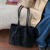 Autumn and Winter Retro Lazy Style Shoulder Bag Fashionable Large-Capacity Commuter Shoulder Bag Shopper Tote
