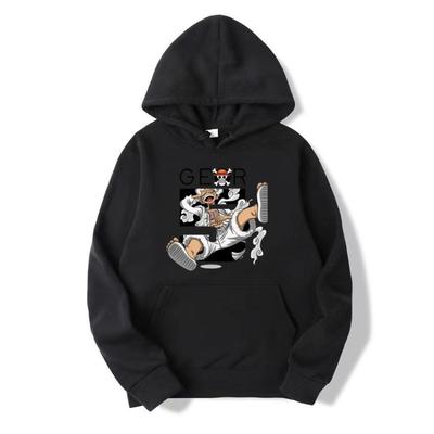 Abbigliamento Invernale per Bambini Nuovo Luffy Manga Anime Giapponese Felpa Semplice Stampata alla Moda per Bambini