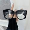 Square Anti Blue Light Eyewear Stylish Retro Classic Female Male Computer Gaming Eye Protection Plain Spectacles