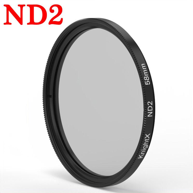 

KnightX Neutral Density DSLR Camera Lens Filter ND ND4 ND16 for Nikon d3500 49-77mm 49mm