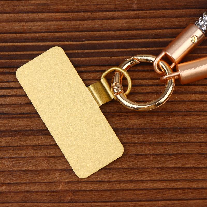 Luxury Full Phone Lanyard With Metal Clip Universal Short Chain Handheld Wrist Flash Accessory For Mobile Phones