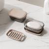 Portable Gadgets Travel Soap Dish With Drain Plate Soap Storage Box  Bathroom Supplies