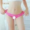 Sexy See-through Floral Lace G-String Women's Underwear Panties Solid Color Thong Comfortable