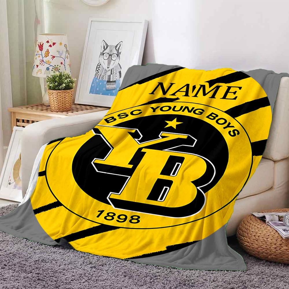 Custom Name Chelsea Heart London Crest Blanket for Couch & Bed, Plush Cozy Fuzzy Blanket Super Soft & Warm Blankets for Fall and Winter. 0908267