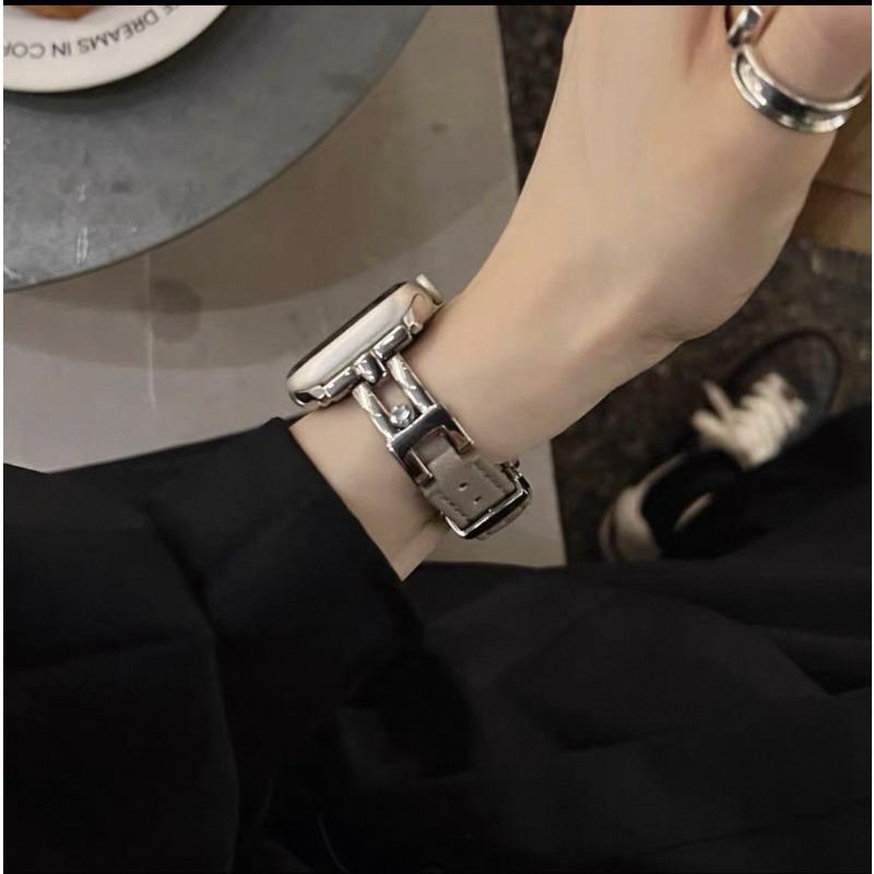 

Metal Patchwork Butterfly Clasp for Apple Watch applewatch9 strap slide diamond iwatch876SE 20mm (without connector)