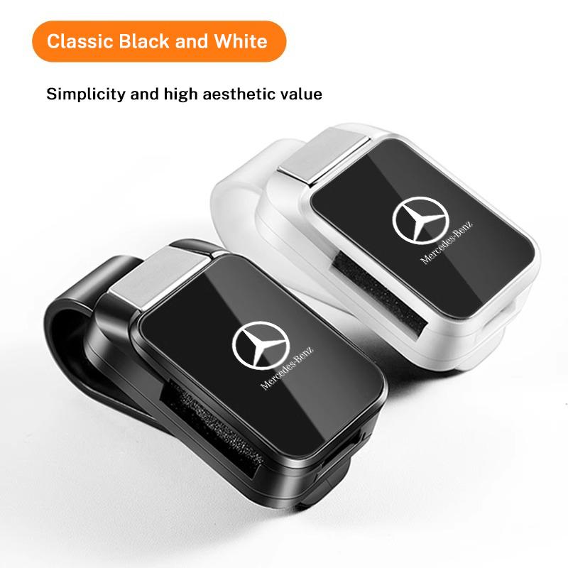 New High-End Style Car Glasses Clip Case Sunglasses For Mercedes Benz A W203 W204 W177 W247 C200L W205 W176 W16 E300 GLC GLK CLA