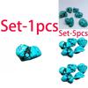 Natural Turquoise Tumbled Crystal Set Of 5 For Spiritual Growth And Home Decor