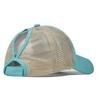 Cappellino da Baseball Coda di Cavallo Donna Uomo Cotone Motivo Patchwork Rete Cappello da Baseball Sportivo Cappellini Snapback Moda Cappello da Sole