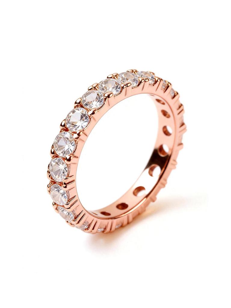 Luxurious European and American Trendy Full Diamond Ring for Women - Super Shiny Index Finger Jewelry