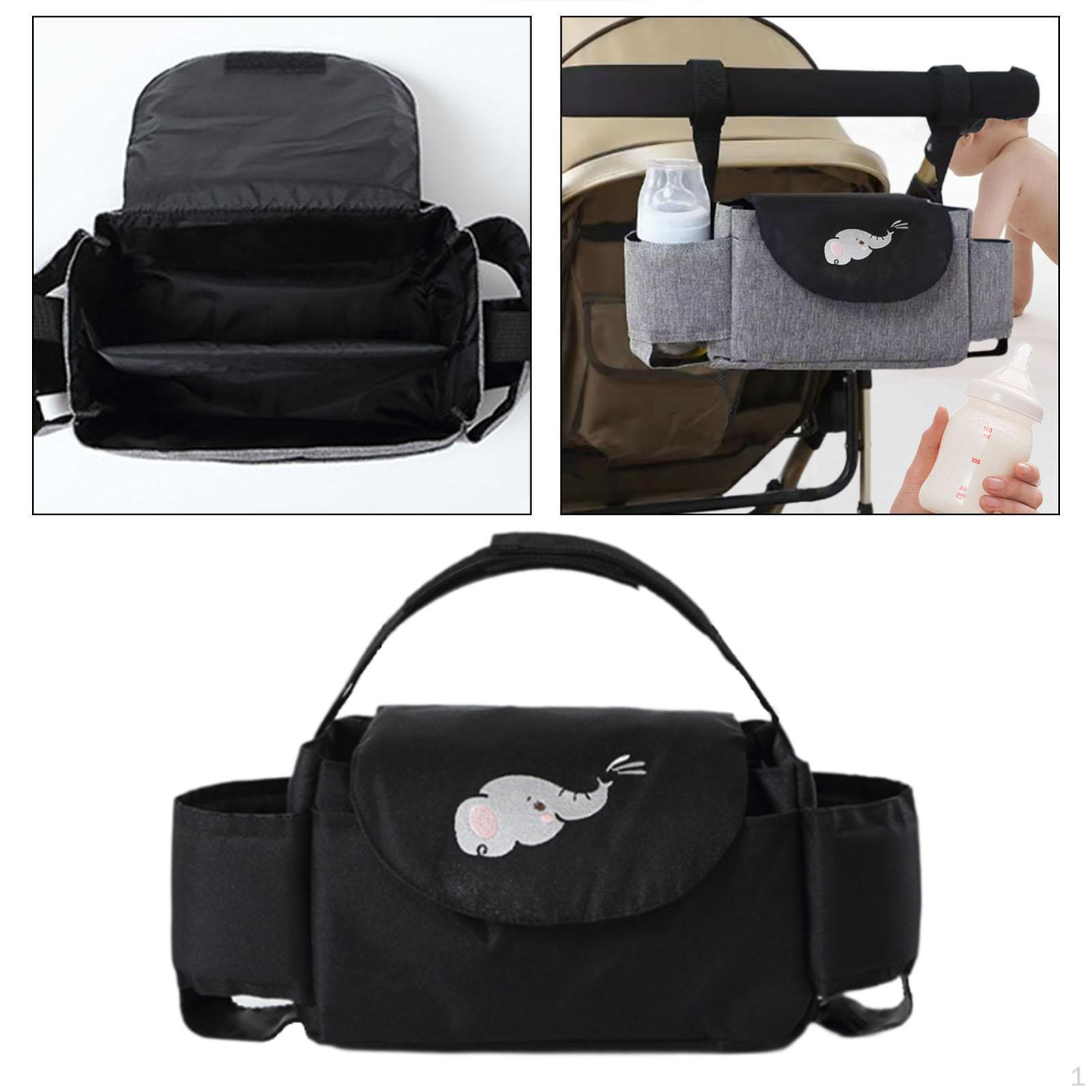 

Детская коляска органайзер держатель сумка для подгузников для коляски путешествия black elephant