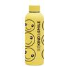 Stainless Steel Thermos Cup Yellow Smiley Face Straw Milk Tea Cup Coffee Cup Set Handle Sports Water Cup