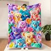 Halloween blanket Cartoon printed bear blanket Animation peripheral blanket Sofa blanket