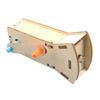Educational Hand Powered Generator Model Wooden Flashlight Set Physics Learning Toy For Children Science Project