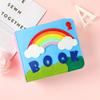 3D Toddlers Story Early Learning Cloth Book Baby Cloth Parent-child Interactive Knowledge Developing Toys
