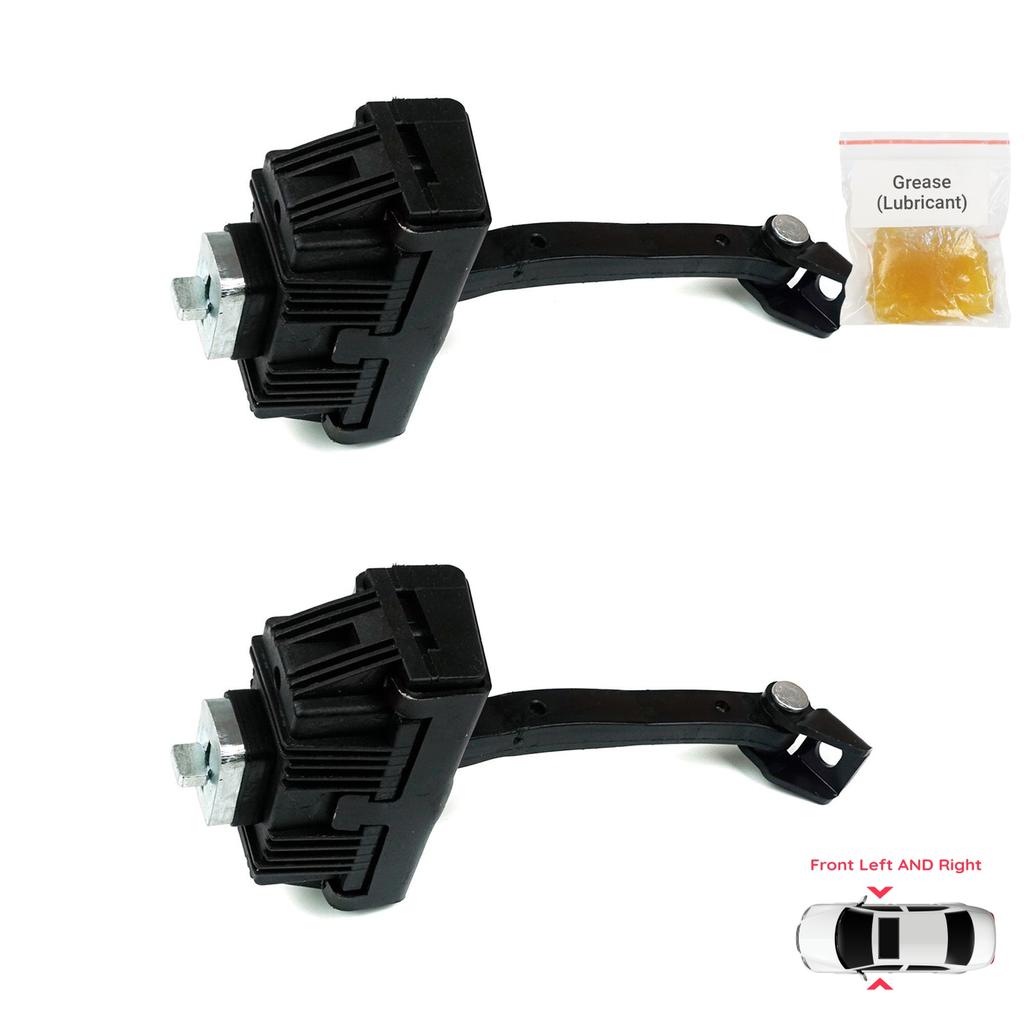 EDP1077-1 2 Pieces Front Left AND Right Door Catch Hinge Brake Stop Check Strap Limiter BMW 5 Series E60 E61 2001-2010 4/5-Door 51217176804