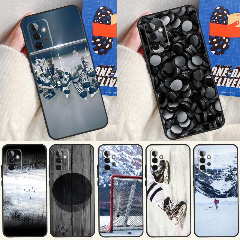 Ice Hockey Sport For Samsung Galaxy A22 A32 A52 A54 A34 A14 A55 A35 A15 A53 A33 A13 A05 A06 A16 Phone Case