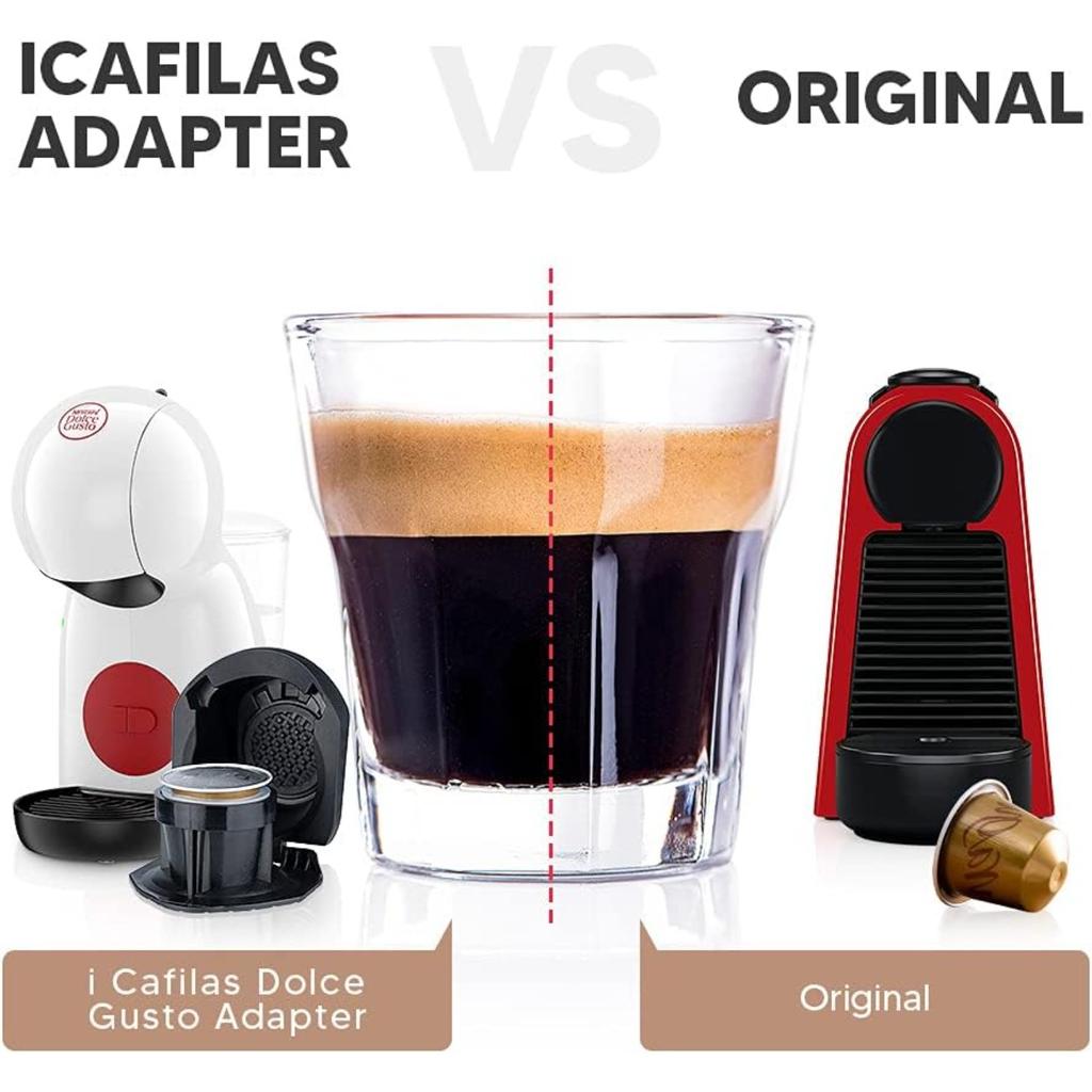 Coffee Capsule Pod Converter for NS Original Capsules, Reusable Coffee Pods Adapter Refill Coffee Capsule Converter Holder Compatible with Dolce Gus