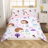 Rainbow Clouds Duvet Cover Sets For Kids Boys Girls Queen King Size Lightweight Quilt Covers Colorful Cartoon Cute Bedding Sets