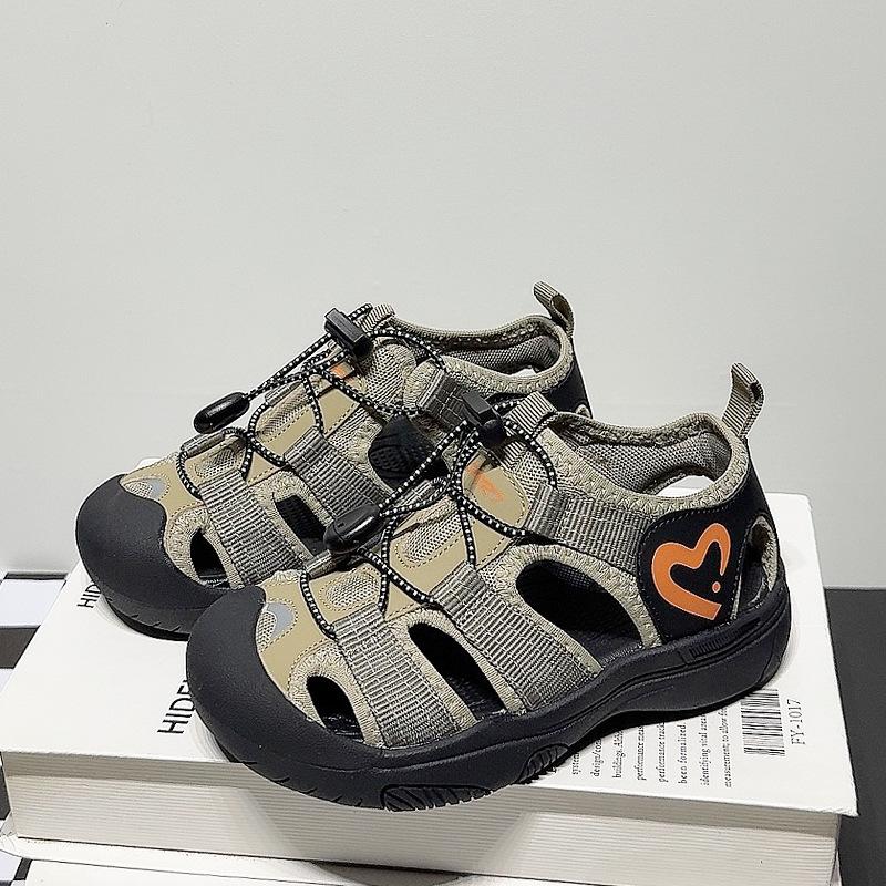 

Children s sandals 2025 summer new lightweight boys baotou outdoor creek shoes beach shoes girls summer shoes 36