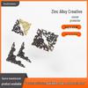 Antique Zinc Alloy Gold-Plated Corner Protectors for Wooden/Wine Boxes