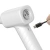 Nakabayashi Electric Air Duster, USB Rechargeable, Foldable, White, Z4683