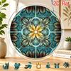 2D Flat, 2D Flat Acrylic Sun Catcher Puzzle, 83pcs, Mandala Themed Sun Catcher Puzzle, Home and Garden Decor, Gift for Christmas, Thanksgiving, Annive