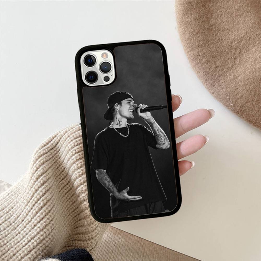 Singer Justin B-Bieber Phone Case For IPhone 16 Pro Max 15 14 Plus 14 13 12 11 17 PC+TPU Cases Back Cover