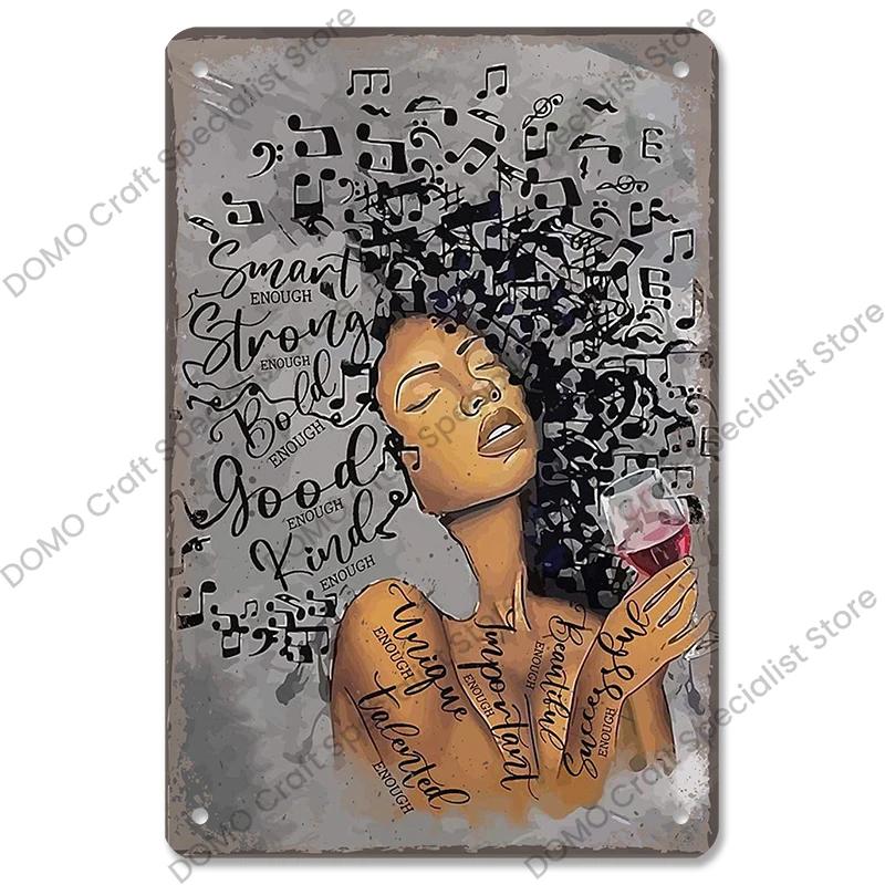 Retro Music Metal Tin Signs - Ideal for Music Party! Features CD, Radio, Guitar. Decor for Bar, Club, Living Room.