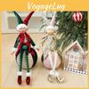 Christmas Elf Decor Plush Fabric Ornaments For Holiday Tree And Hotel Window Display