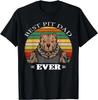 Pitbull I Love Dad Gym Tattoos Best Pit Dad Ever Funny Gift Unisex T-Shirt