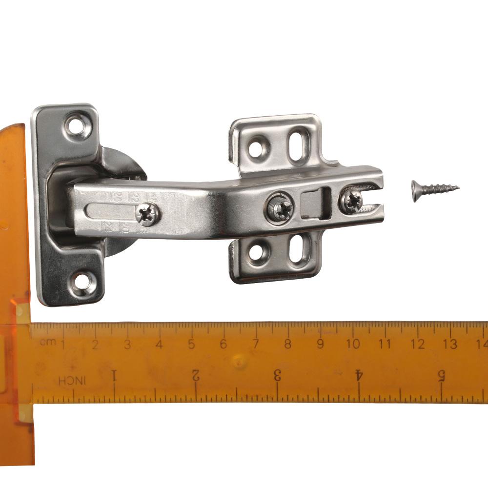 2pcs Hydraulic Cabinet Hinges Stainless Steel Cabinet Hardware Lazy Susan Hinge Cupboard