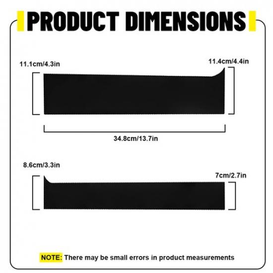 4x Black Pillar Post Door Cover Window For Chevy Colorado GMC Canyon 2015-