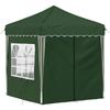 Pop Up Party Tent 195 X 195 X 245 Cm Green Oxford Fabric
