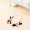 Neck to Wrist Restraints Kit with Nipple Clamps Gag Sex Toys for Women Adjustable Back Handcuffs Collar Bondage SM Sex Game Toys