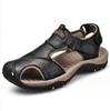 Summer Genuine Leather Sport Sandals Men Trekking Hiking Climbing Casual Sneakers Male Outdoor Soft Roman Wading Beach Shoes