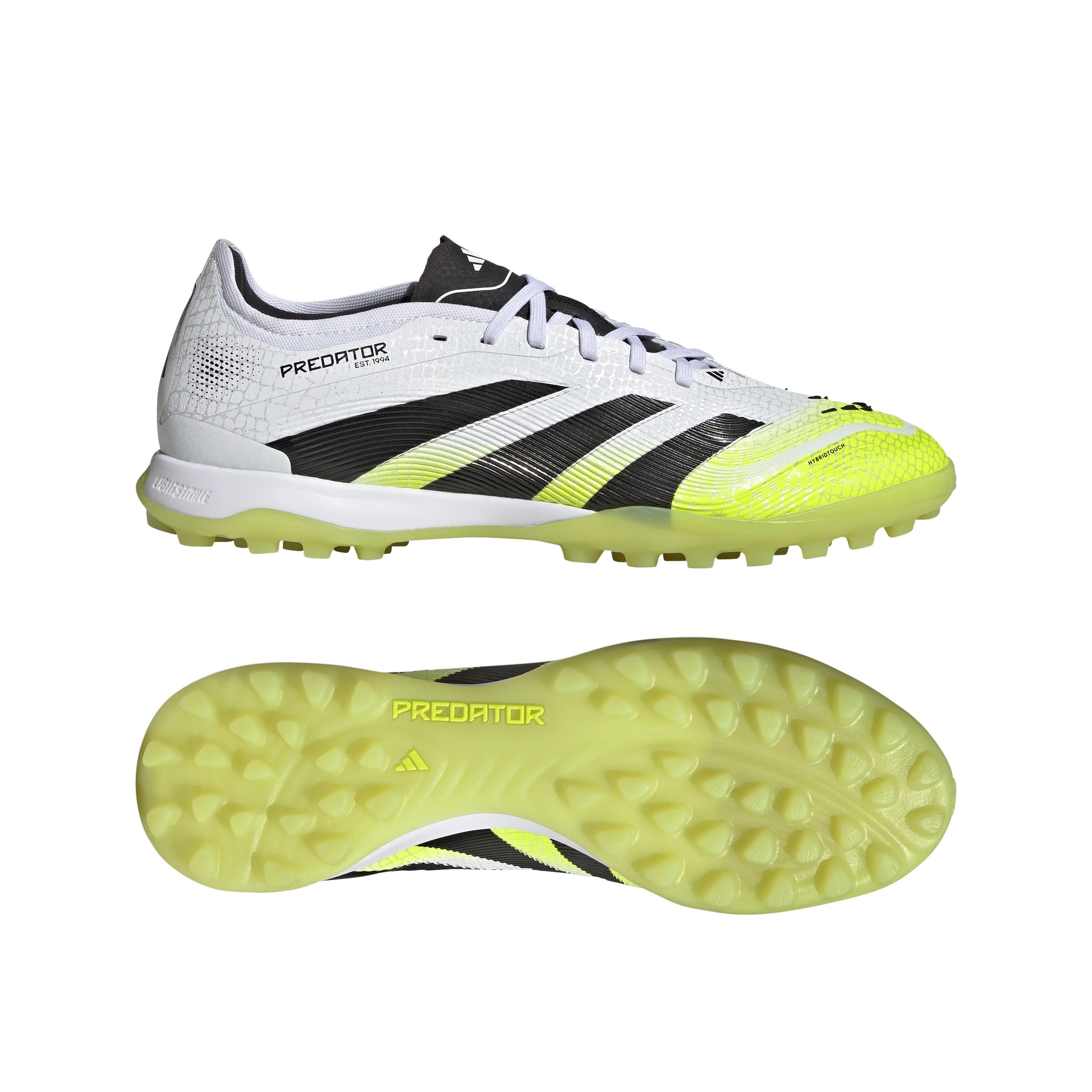 

Adidas Predator Pro TF Futsal Unisex Adult Footwear Lemon Size cm Shoes, NTM81, White/Core Black/Lucid (JI1181), 26.5