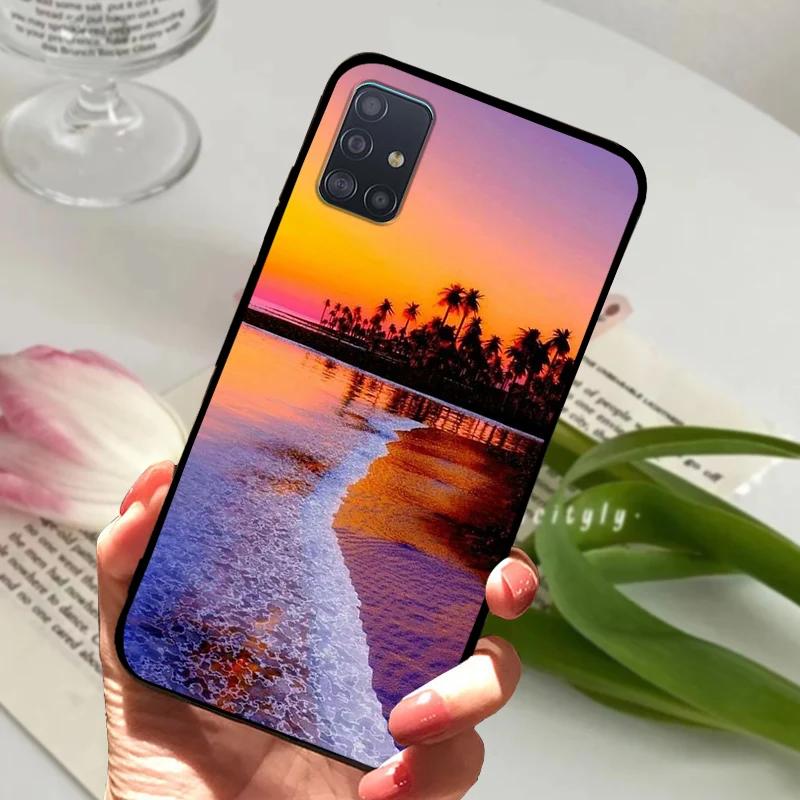Case For Samsung A71 4G 5G Soft Silicone TPU Phone Back Cover For Samsung Galaxy A Quantum Cases A716N Shockproof Bumper Fundas