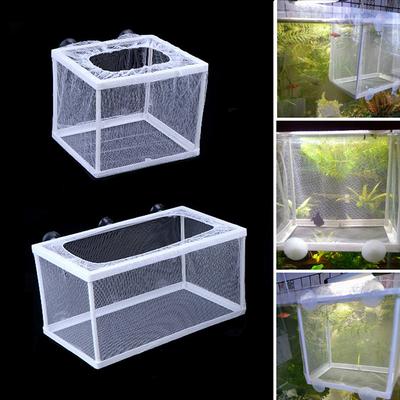 Fischzucht-Inkubator-Netz zum Aufhängen von Fischbrut-Isolationsboxen für Aquarien