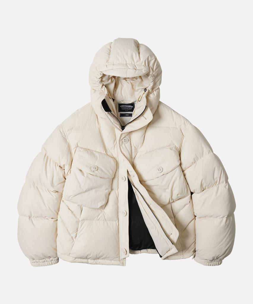 Frizmworks Smock Puffer Down Parka _ Cream