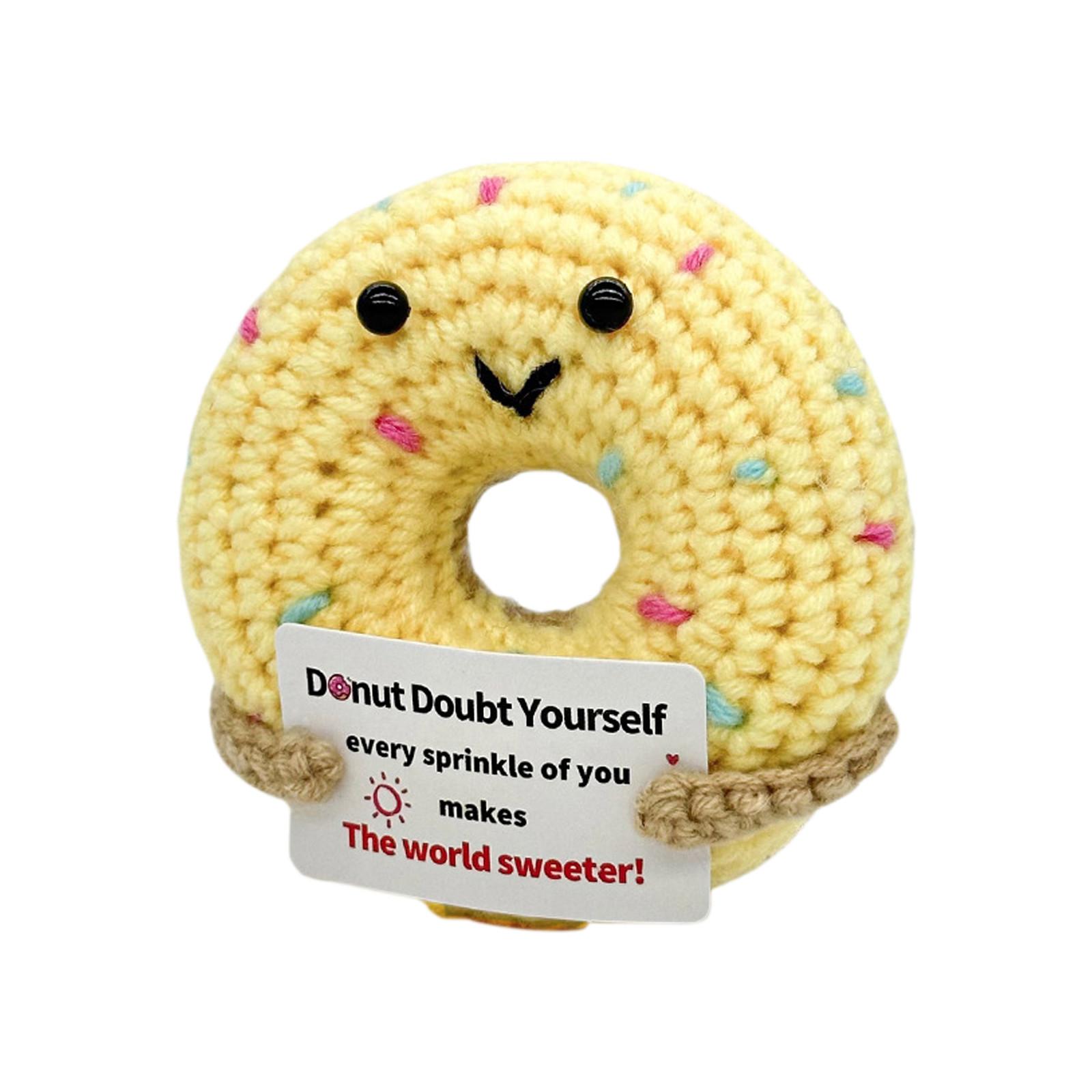 

Кукла в горшке Вязаная шерсть Вязаная крючком Подарок для поддержки One Size