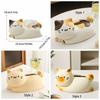 Ceramic Cat Tissue Box Luxury Paper Storage Holder Bathroom Decor Napkin Organizer  Hotel