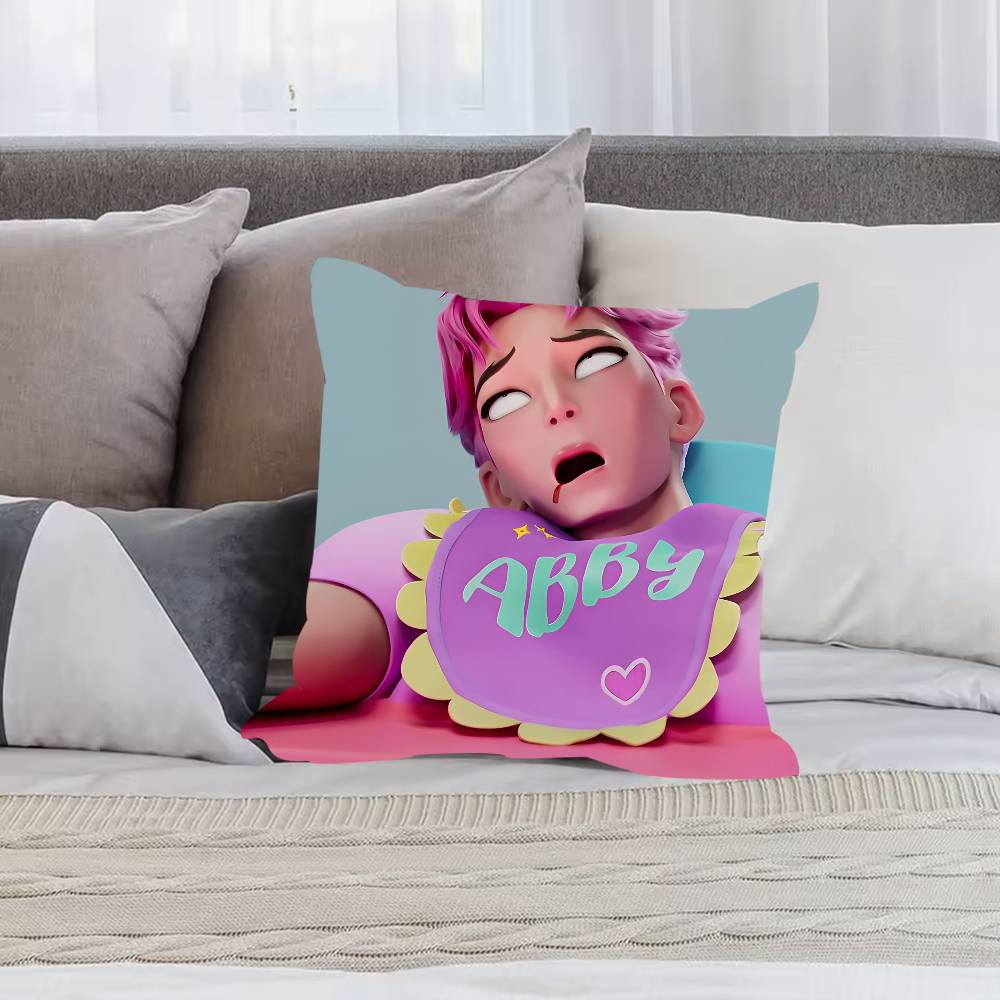 Movie S-Sajas B-Boys Pillow Case Anti-Dustmite Pillowcase Invisible Zipper Silky Short Plush Sofa Cushion Cover