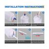 2Pcs Replacement for Samsung DA29-10105J HAFEX / EXP WSF-100, DA99 02131B, EF9603, HAIER LG Refrigerator