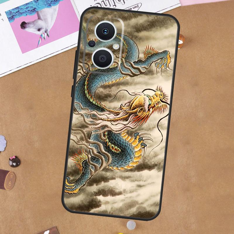 Chinese Dragon For OPPO Reno 12 13 14 11 10 Pro 14F 13F 12F 11F 7 8 Lite 8T OPPO Find X9 X5 X6 X8 Pro Case