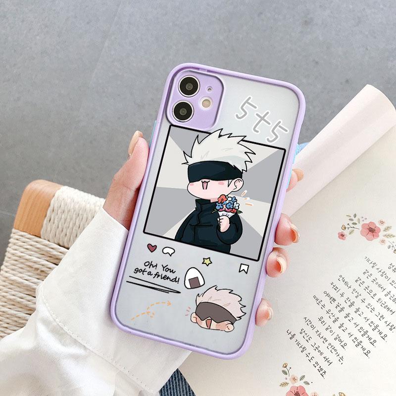 

Чехол для телефона «Пара кавайи дзюдзюцу кайсен» с аниме для iPhone 14 13 12 Mini 11 Pro X XR XS Max 7 8 6 6S Plus SE 2020 2022 Capa Fundas 6Plus and 6sPlus