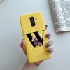 for Samsung Galaxy A6 2018 phone case A600 A600F for Samsung A6 a 6 plus 2018 A605 A605F A6plus case Beautiful 26 Letters cover
