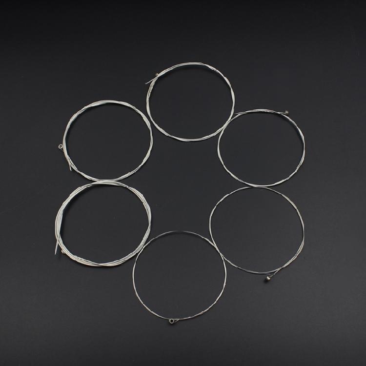 6 Pièces Cordes pour Guitare Folk Cordes d'Acier pour Guitare Acoustique Puissantes et Durables