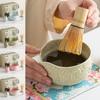 Ceramic Bamboo Japanese Matcha Tea Set Matcha Bowl Matcha Making Kit Matcha Whisk Set  Tea Lovers