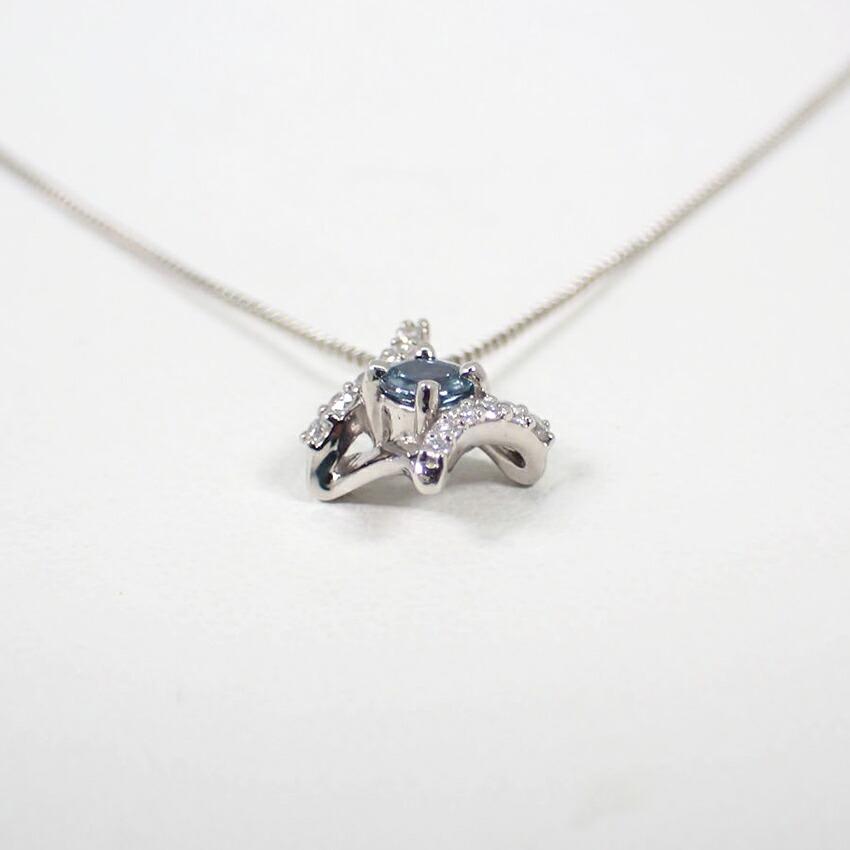 [Used] Pt900/850/Alexandrite/Pendant/Necklace/j41-5